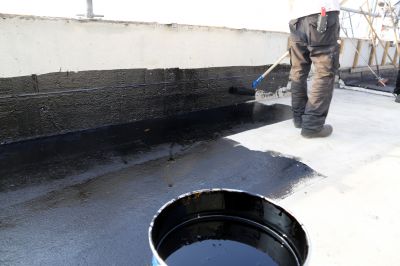 Completed Waterproofing of a Roof